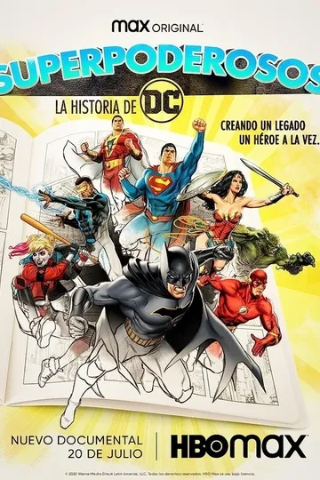 Постер сериала Супергерои: История DC