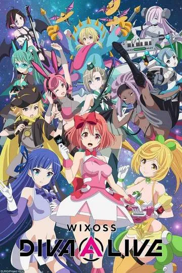 Постер сериала Wixoss: Дива в прямом эфире